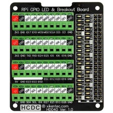 RPi GPIO Status LED Terminal Block Breakout Board HAT For Raspberry Pi 4B picture