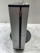 Retro Black and Silver Slim mATX Desktop Computer Case picture