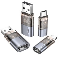 JSAUX USB Data Blocker & C (4-Pack), 4 Pack, Grey picture