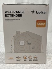 Belkin N300 WiFi Range Extender 300Mbps, Home Mesh, Booster, Model F9K1015ukV1 picture
