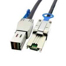 CY Mini SAS 4X SFF-8088 to High Density HD Black Cable 8644-8088 picture