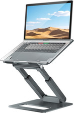 Laptop Stand for Desk Adjustable Height, Telescopic Computer Stand with Pull Out picture