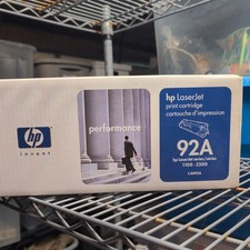 HP 92A C4092A Black Toner Cartridge Genuine New Sealed Box ho laserjet picture