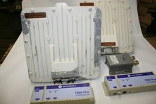 2x Motorola PIDU PLUS, 2x receiver 1x PTP-LPU , Mounts picture