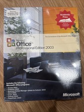 Microsoft Office Professional Ed 2003 Home Use Full CD-ROM Word Excel Powerpoint picture
