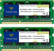 16GB Kit(2X8Gb) DDR3L/DDR3 1600Mhz(Ddr3L-1600) PC3L-12800 Non-Ecc Unbuffered 1.3 picture