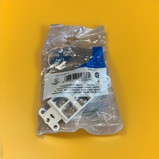 🔥1 Unit ~ Leviton 41646-W QuickPort Decora 6-Port Insert (White)🔥 picture