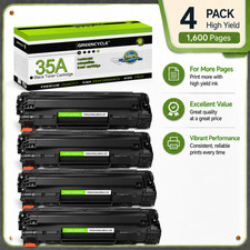 4PK 35A CB435A Toner Cartridge Fit for HP LaserJet P1005 P1006 P1007 P1008 P1009 picture