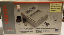 VINTAGE OKI OKIDATA OL400E LASER PRINTER EN2700A -POWERS ON- NO FURTHER TESTING- picture