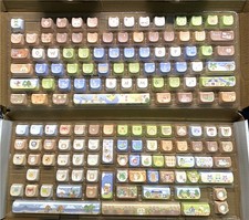 Crossing Keycaps MAO MOA PBT Dye-sub 143 Keys New for Cherry MX Keyboard picture
