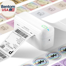 Bluetooth 4x6 Thermal Label Printer RW402B Shipping Printer for PC Mac picture