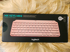 SPANISH Logitech MX Keys Mini Pink Wireless Keyboard Spanish QWERTY Layout picture