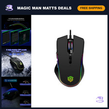 High-Precision Wired Gaming Mouse - 6 Programmable Buttons, Ergonomic Design picture