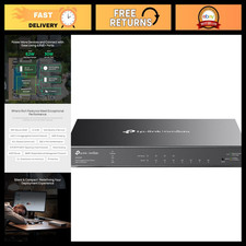 8-Port Gigabit Smart Managed PoE Switch | 4 PoE+ Ports | Omada SDN | IPv6 | QoS picture
