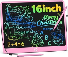 LCD Writing Tablet, 16 Inch Colorful Toddler Doodle Board Reusable Drawing Table picture