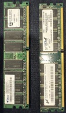 (2) - 512MB DDR1 PC3200 DDR-400 184-Pin Desktop RAM-Centon & Crucial-CL3 Non-ECC picture