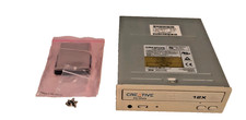 VINTAGE CREATIVE LABS DVD (DVD1241E), BEIGE IDE DVD READER FOR VINTAGE DESKTOPS picture