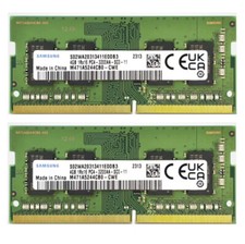 New Samsung 8GB 2X4GB DDR4 3200MHz PC4-25600 SODIMM Memory Ram M471A5244CB0-CWE picture
