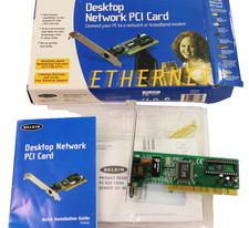 Belkin F5D5000 Desktop Network PCI Card New in original Box picture