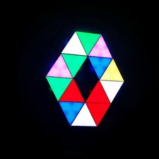 RGB LED Triangle Wall Lights Modular Smart Decorative Panels for Bedroom Gaming  picture
