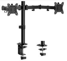 Soporte Doble Monitor Ajustable para 2 Pantallas hasta 32” Escritorio PC, Nuevo picture