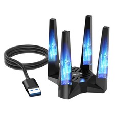 USB3.0 WiFi 7 Adapter BE6500 AX5400 WiFi 6E Tri-Band Adapter AX1800 WiFi6 Dongle picture