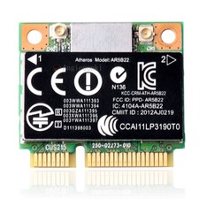 Atheros AR5B22 abgn Wireless Bluetooth 4 PCIe Half Siz Mini AR9462 HP 676786-001 picture
