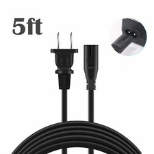 5 Feet Long AC Power Cord Lead for VIPERTEK VTS-T03 Aluminum Stun Gun US picture
