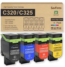 C320 C325 Toner Cartridge for Xerox C325DNI C320DNI Printer (4-Pack) picture