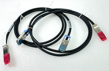 LOT OF 2 Mellanox MCC4N26C-002 2m 4X QSFP Micro Hybrid Cables  🚚 picture