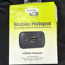 Straight Talk Wi-Fi Hotspot Modem Moxee Mobile Hotspot 4G LTE Black picture