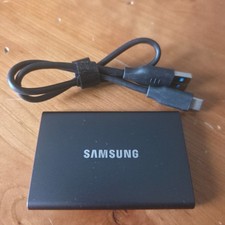 Samsung T7 Portable SSD, 4TB External SSD, 100% Health, MU-PC4T0T/AM picture