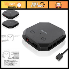 12V RGB to 5V ARGB PC Fan Hub, 6 PWM & 8 ARGB Ports, Supports 6 Fans & 2 Accesso picture