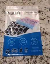 1 PK -MUBUY Ultra Thin Keyboard Skin - Universal Fit(teal/white) picture