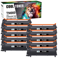 10PK TN660 Toner Cartridge Compatible With Brother MFC-L2700DW HL-L2300D TN630 picture