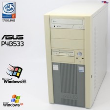 🖥ASUS P4B533 PC COMPUTER PENTIUM 4 1700MHZ 512MB LPT COM SOUN LAN WINDOWS 98 SE picture