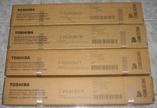Genuine Toshiba T-FC415U  Toner Cartridges - Cyan, Magenta, Yellow & Black picture