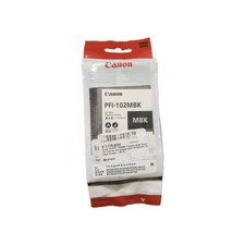 Canon, pigment MATTE BLACK Ink Tank PFI-102MBK, 130ml Unopened Pkg, SKU 0894B001 picture