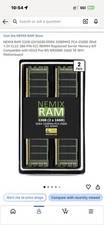 NEMIX RAM 32GB (2X16GB) DDR4 3200MHZ RDIMM, Black picture