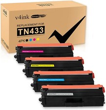 4PK TN433 TN431 Toner fits For Brother HL-L8260cdw HL-8360cdw MFC-L8900cdw 8610 picture