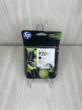 HP Officejet 920XL Black Ink Cartridge OEM Genuine Official Torn Box picture