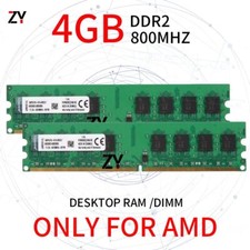 8GB 2x 4GB DDR2 PC2-6400U 800MHz AMD Desktop Memory RAM For Kingston ONLY AMD picture