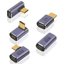 Poyiccot USB C Right Angle Adapter 5 Pack picture