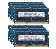Hot 40GB 10x 4GB Lot DDR3 1066MHz 1066 PC3-8500S Hynix SODIMM Memory RAM #6H picture