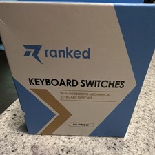 Ranked Keyboard Switches Kailh Box White Clicky Mechanical 90 Pack Puller picture