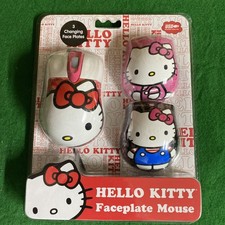 2010 Sakar Hello Kitty Sanrio Optical Mouse 3 Changing Faceplates **Rare  picture
