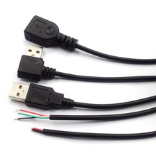 USB power cable Single 2-core 4-core power connector usb male/female picture