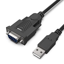 BENFEI USB to Serial Adapter,6 Feet RS-232 Male (9-pin) DB9 black picture