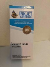 Premium Replacement Inkjet Cartridge Cyan CCLI251XLC Cannon Sealed picture
