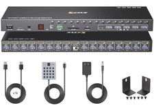 16 Ports KVM Switch HDMI 4K@60Hz EDID Simulation 1U Rack Mount picture